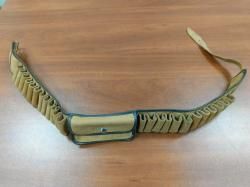 Патронташ для 12 калибра, из мягкой кожи