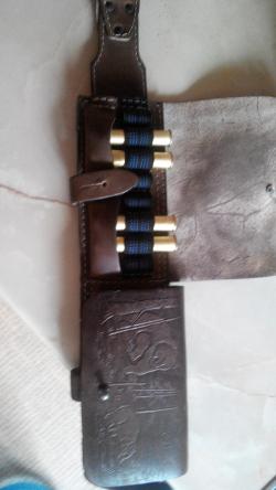 Патронташ кожаный 32 калибр