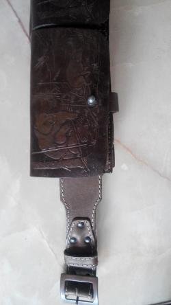 Патронташ кожаный 32 калибр