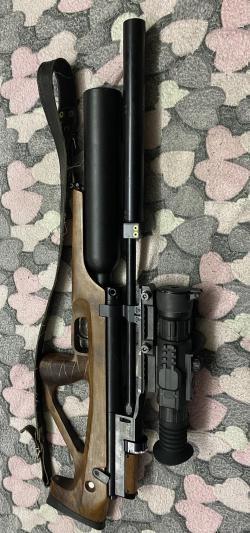 PCP Егерь Jager SP BullPup Колба (6.35 , 590 мм)  3Дж. полигонал