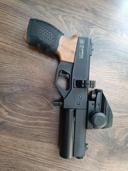 PCP KrugerGun Корсар Компакт 6.35 мм светлое дерево, D32