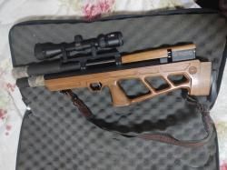 Pcp винтовка crocket с оптикой + балон