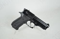 Пистолет Beretta B92-S Compact сигнальный черный Blowback 10ТК 10пат. KURS НОВОЕ