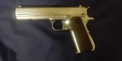 Пистолет Colt 1911 хром. под СО 2 и грин.газ.