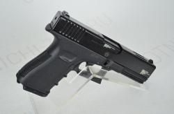 Пистолет Glock-19 охолощенный черный Blowback 9mm P.A.K 14пат. Retay НОВОЕ 