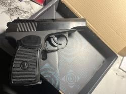 пистолет макарова MP-654K, пневматический газоболонный