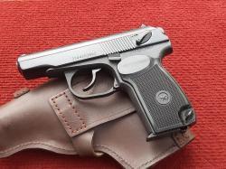 Пистолет Макарова ПМ Р-411 охолощенный 2021 года новый, без настрела, с кованным затвором