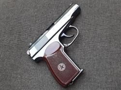 Пистолет Макарова ПМ Р-411 охолощенный в подарочном исполнении новый