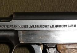 Пистолет Mauser Model 1914 ММГ, без надписей, (паспорт, сертификат РФ)