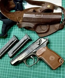 Пистолет МР-80-13Т калибр 45Rubber
