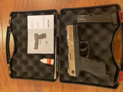 Пистолет охолощенный 17, (Glok 17), Никель, кал. 9mm. P.A.K