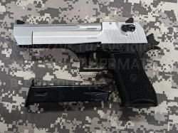 Пистолет охолощенный "КУРС-С" EAGLE-CO KURS кал.10ТК, хром (Пистолет Desert Eagle СХП)