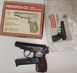 Пистолет охолощенный курс Макаров-со под 10тк Makarov-CO