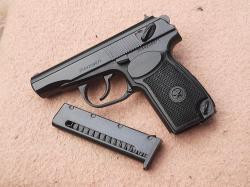 Пистолет охолощенный ПМ Р-411 10ТК, кованный затвор, новый в отличном состоянии.