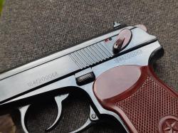 Пистолет Макарова ПМ охолощённый Р-411 2018 года, весь кованный, в подарочном исполнении