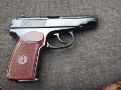 Пистолет Макарова ПМ охолощённый Р-411 2018 года, весь кованный, в подарочном исполнении