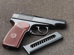 Пистолет Макарова ПМ охолощённый Р-411 2018 года, весь кованный, в подарочном исполнении