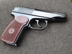 Пистолет Макарова ПМ охолощённый Р-411 2018 года, весь кованный, в подарочном исполнении