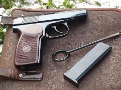 Пистолет Макарова ПМ охолощённый Р-411 2020 года, кованный затвор, в подарочном исполнении