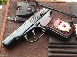 Пистолет Макарова ПМ охолощённый Р-411 2020 года, кованный затвор, в подарочном исполнении