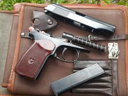 Пистолет Макарова ПМ охолощённый Р-411 2020 года, кованный затвор, в подарочном исполнении