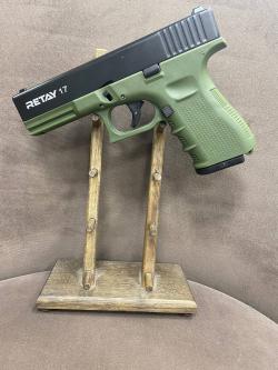 Пистолет охолощенный Retay 17 (Glock 17) Green, к.9мм Р.А.К