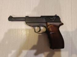 Пистолет пневматический Crosman C41 (металл, подвижный затвор, Walther P.38, б/у) 4,5 мм