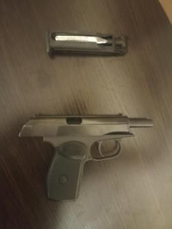 Пистолет пневматический газобаллонный Makarov MP-654K