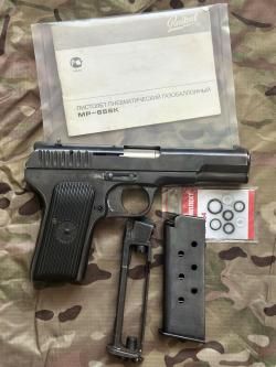 Пистолет пневматический газобаллонный мр656-к