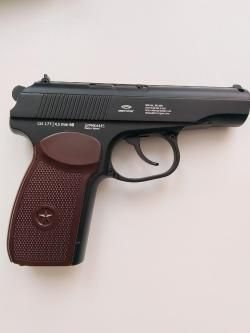 Пистолет пневматический газобаллонный ПМ Gletcher новый