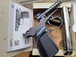 Пистолет пневматический МР-654 (4,5 мм) хром "капсула времени" полный комплект.