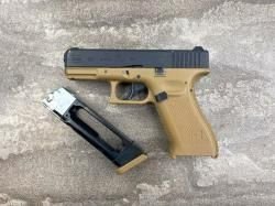Пистолет пневматический Umarex Glock 19X (металл, подвижный затвор, песочный, CO₂) ВВ 4.5 