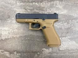 Пистолет пневматический Umarex Glock 19X (металл, подвижный затвор, песочный, CO₂) ВВ 4.5 