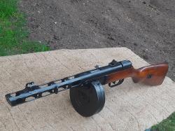 Пистолет-пулемёт охолощённый ППШ-41 1944 года выпуска "Молот-армз" новый.