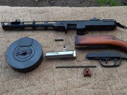 Пистолет-пулемёт охолощённый ППШ-41 1944 года выпуска "Молот-армз" новый.