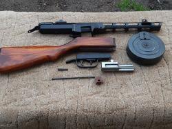 Пистолет-пулемёт охолощённый ППШ-41 1944 года выпуска "Молот-армз" новый.