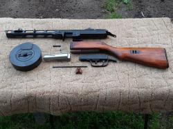 Пистолет-пулемёт охолощённый ППШ-41 1944 года выпуска "Молот-армз" новый.