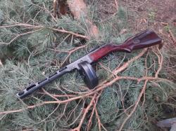 Пистолет-пулемёт охолощённый ППШ-41 1942 года выпуска "Молот-армз" новый.