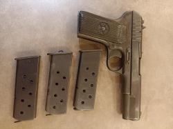 Пистолет сигнальный ТТ-С 1943 г. в.+ кобура + два доп. магазина