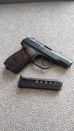 Пистолет травматический МР-80-13т 45 кал. rubber.