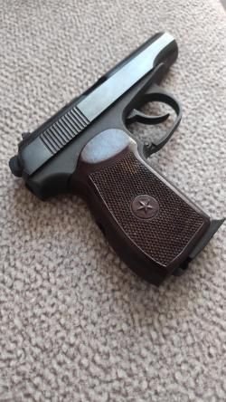 Пистолет травматический МР-80-13т 45 кал. rubber.