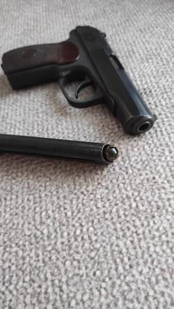 Пистолет травматический МР-80-13т 45 кал. rubber.