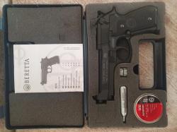 Пистолет Umarex Beretta M92FS 4,5 (пулевой, черный, СО2)
