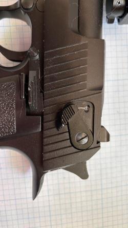 Пистолет (WE) Desert Eagle (Greengas, Чёрный)