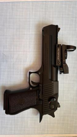 Пистолет (WE) Desert Eagle (Greengas, Чёрный)