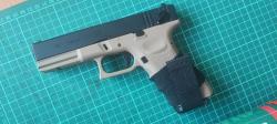Пистолет WE Glock 18C Gen.4 TAN GGBB (GP617B (TAN)
