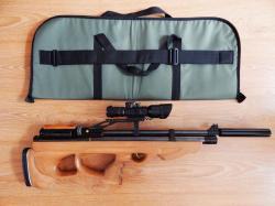 PCP винтовка HATSAN AT-44 10. Буллпап. С эл. насосом ВД. Полный комплект. В идеале.