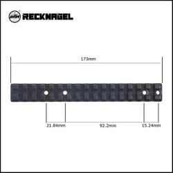 Планка Recknagel Picatinny Rail 20 MOA для Remington 700 Short. 