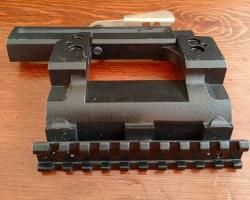 Пластиковое цевье СОК-ВПО и быстросъемный боковой кронштейн с Вивером