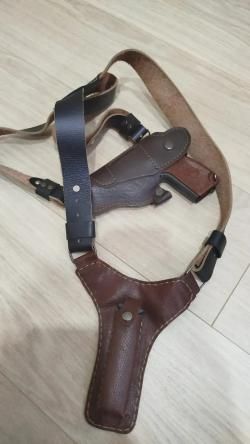 ПМ пистолет MP-80-13T + КОЖАНАЯ КОБУРА